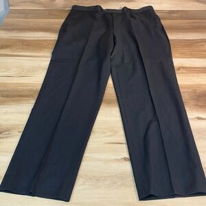 Pronto Uomo Black Wool Dress Pants Mens Size 40 Waist Flat Front
